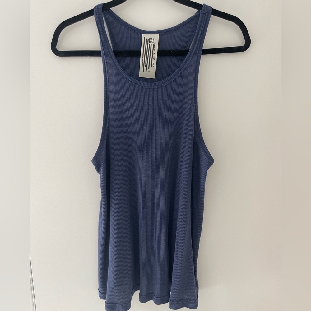 Blue Free People Tank